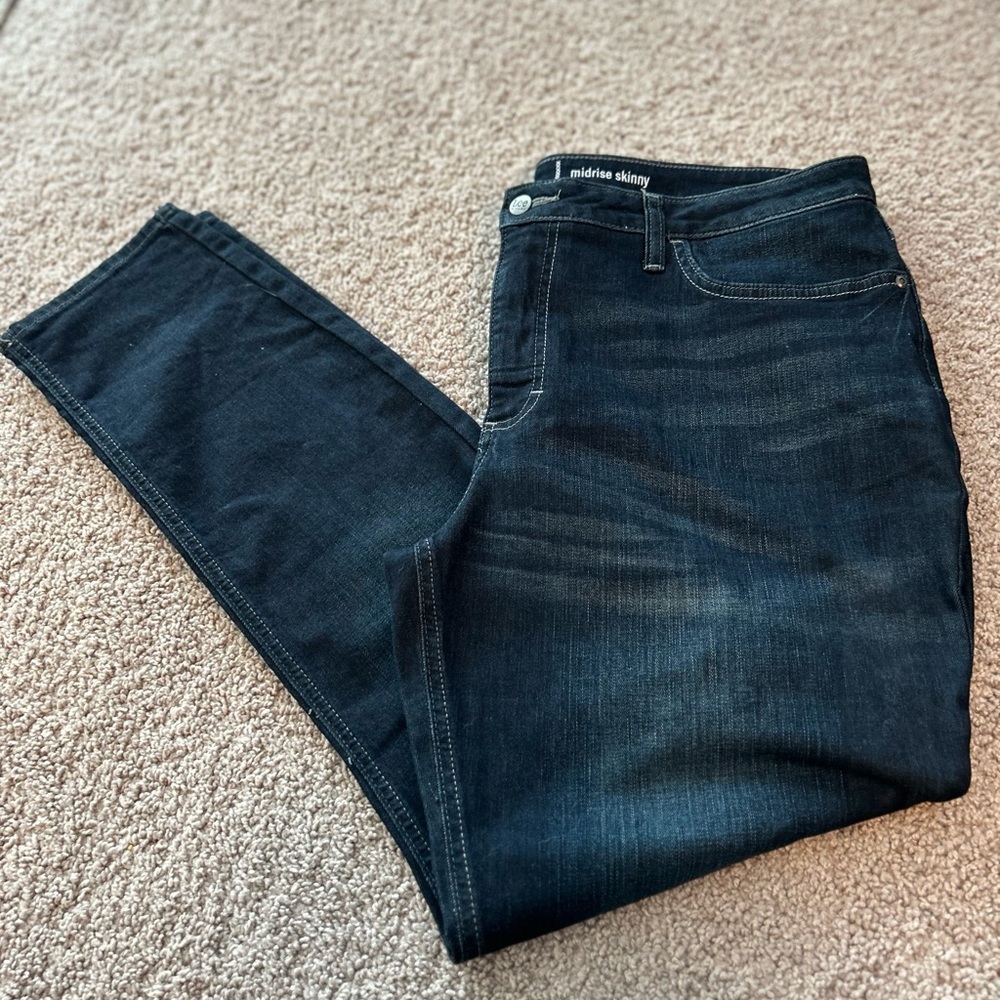 Lee Women's Skinny Jeans - Deep Indigo